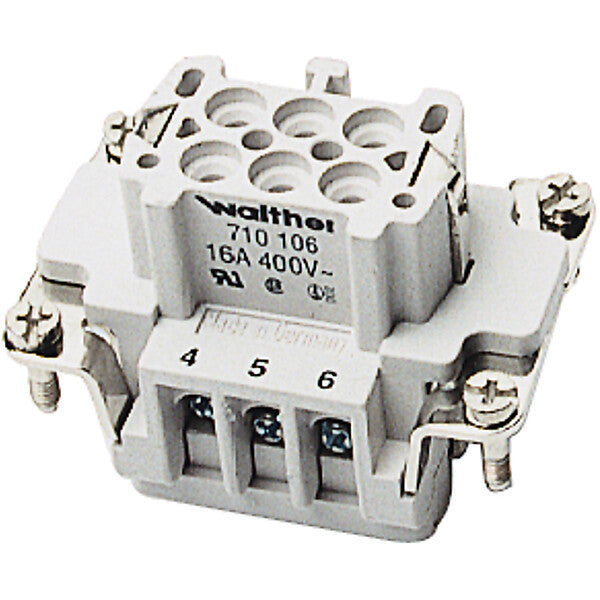 WALTHER-WERKE Buchseneinsatz B6 0,5-2,5 20-14AWG 710106